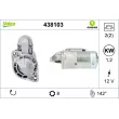 Démarreur VALEO 438103 - Visuel 1
