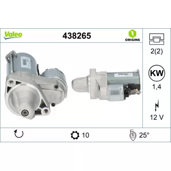 Démarreur VALEO 438265