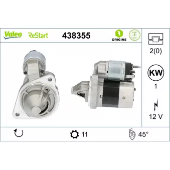 Démarreur VALEO 438355