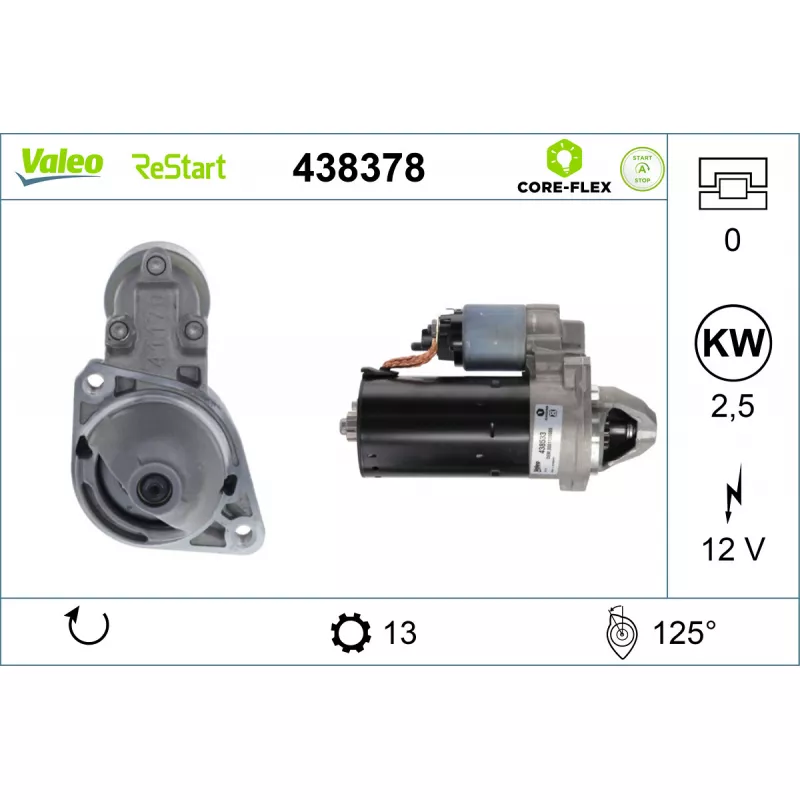 Démarreur VALEO 438378