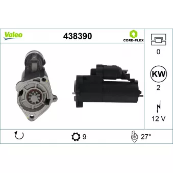 Démarreur VALEO 438390