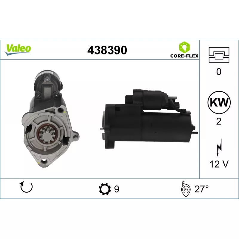 Démarreur VALEO 438390