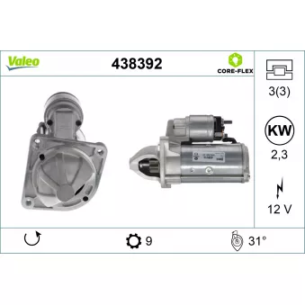 Démarreur VALEO 438392