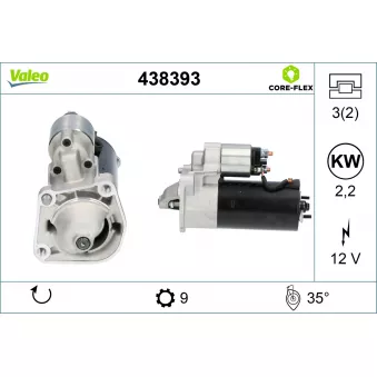 Démarreur VALEO 438393