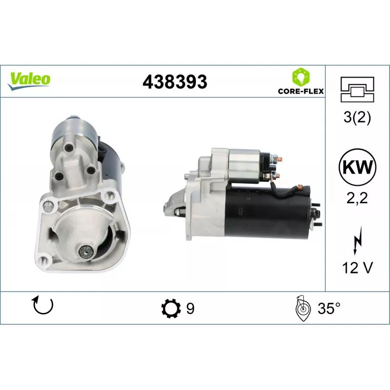 Démarreur VALEO 438393