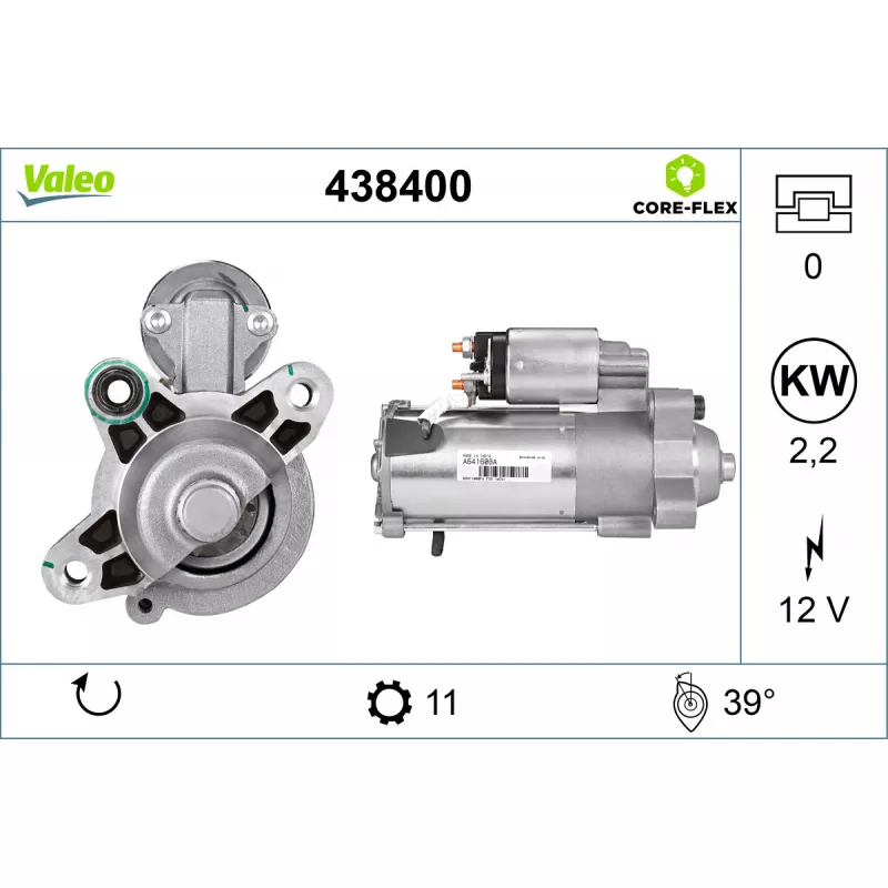 Démarreur VALEO 438400