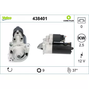 Démarreur VALEO 438401