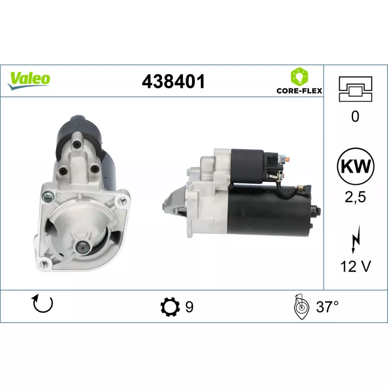 Démarreur VALEO 438401