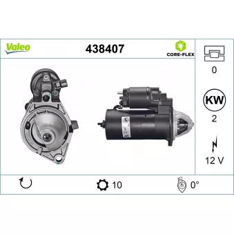 Démarreur VALEO 438407