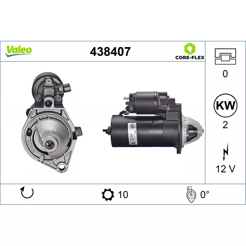 Démarreur VALEO 438407