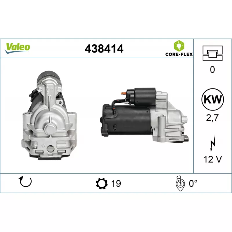 Démarreur VALEO 438414