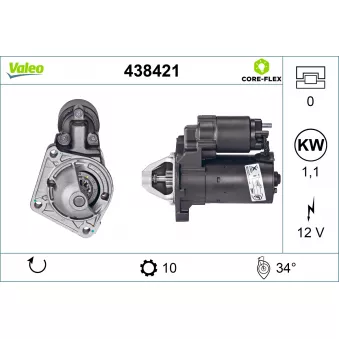 Démarreur VALEO 438421