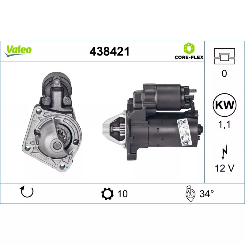 Démarreur VALEO 438421