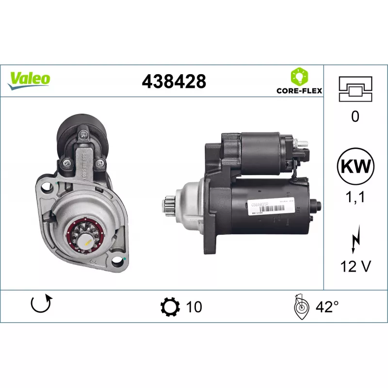 Démarreur VALEO 438428