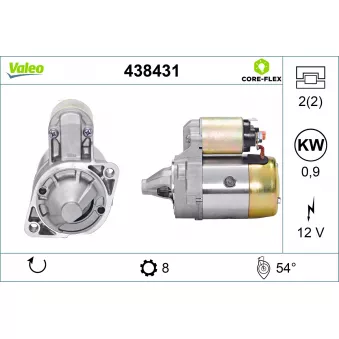 Démarreur VALEO 438431