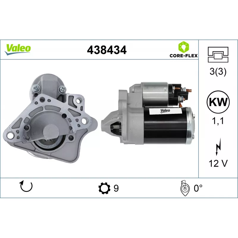 Démarreur VALEO 438434