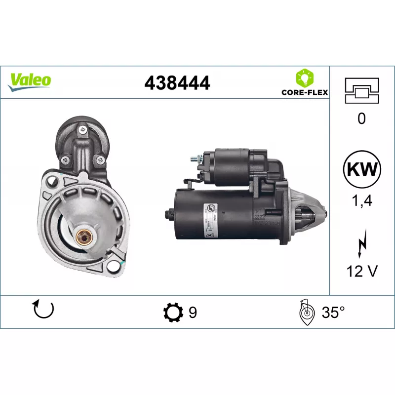 Démarreur VALEO 438444