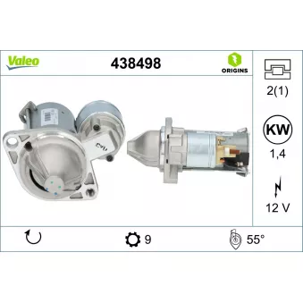 Démarreur VALEO 438498
