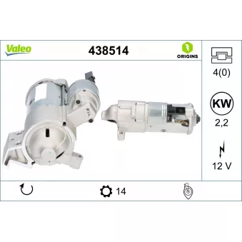 Démarreur VALEO 438514