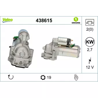 Démarreur VALEO 438615