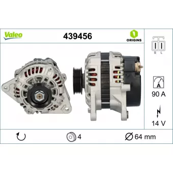 Alternateur VALEO 439456