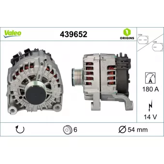 Alternateur VALEO 439652