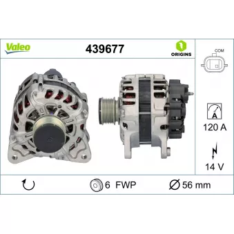 Alternateur VALEO 439677