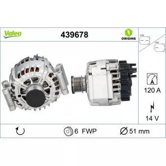 Alternateur VALEO 439678