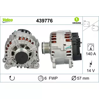Alternateur VALEO 439776