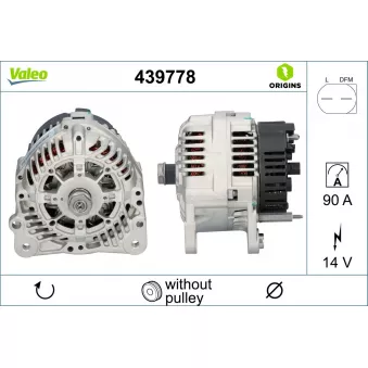 Alternateur VALEO 439778