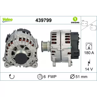 Alternateur VALEO 439799