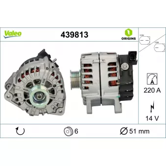 Alternateur VALEO 439813