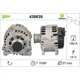 Alternateur VALEO 439839