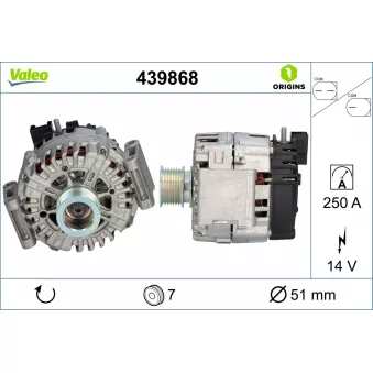 Alternateur VALEO 439868