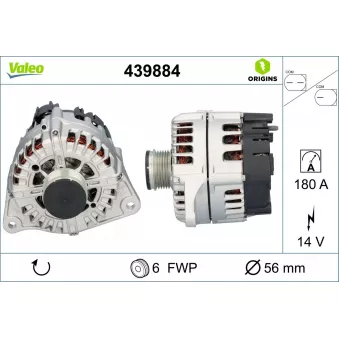 Alternateur VALEO 439884