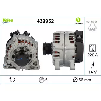 Alternateur VALEO 439952