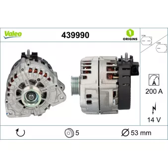 Alternateur VALEO 439990