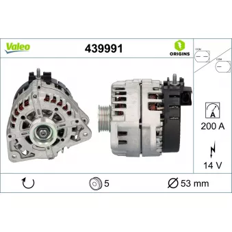 Alternateur VALEO 439991
