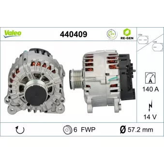 Alternateur VALEO 440409