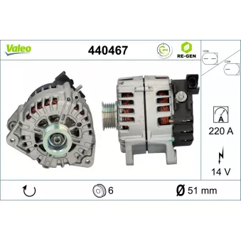 Alternateur VALEO 440467
