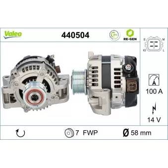Alternateur VALEO 440504