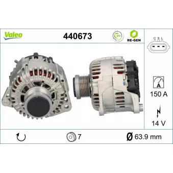 Alternateur VALEO 440673