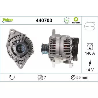 Alternateur VALEO 440703