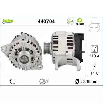 Alternateur VALEO 440704
