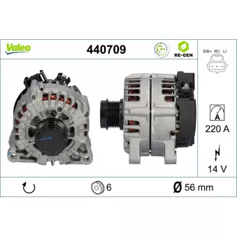 Alternateur VALEO 440709
