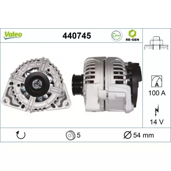 Alternateur VALEO 440745