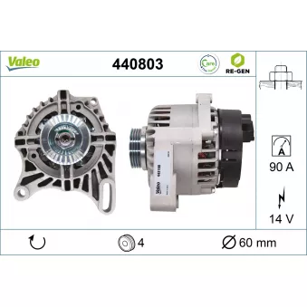 Alternateur VALEO 440803