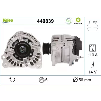 Alternateur VALEO 440839