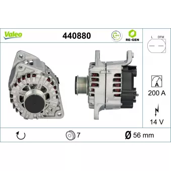 Alternateur VALEO 440880
