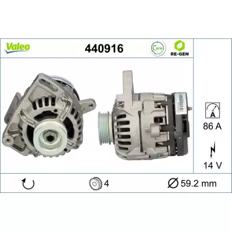 Alternateur VALEO 440916